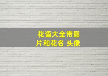 花语大全带图片和花名 头像